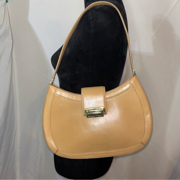 ADRIENNE VITTADINI Tan Leather Shoulder Bag - Picture 1 of 9